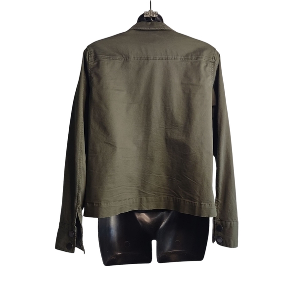 a new day Women's Military Green Embellished Pockets Jacket Size Medium - Picture 5 of 15